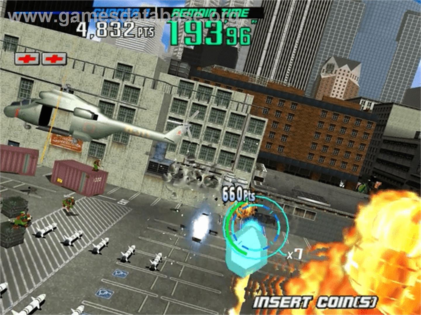 L.a. Machineguns - Sega Model 3 - Artwork - In Game