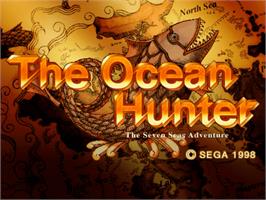 Title screen of Ocean Hunter, The on the Sega Model 3.
