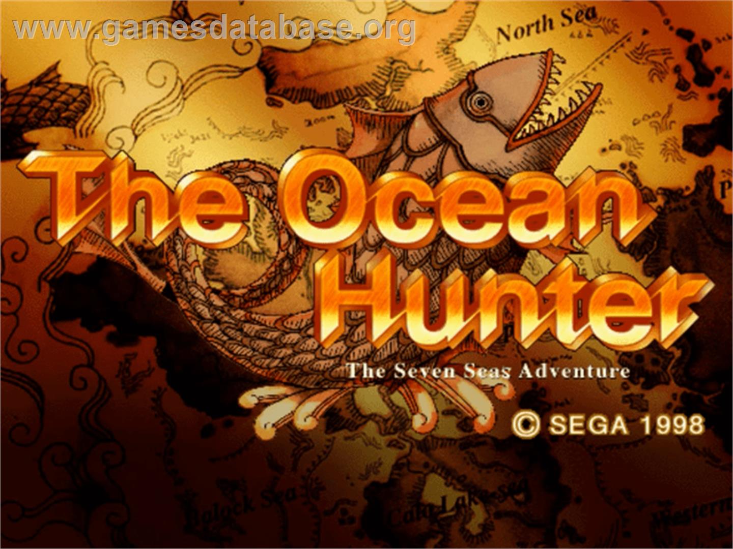 Ocean Hunter, The - Sega Model 3 - Artwork - Title Screen