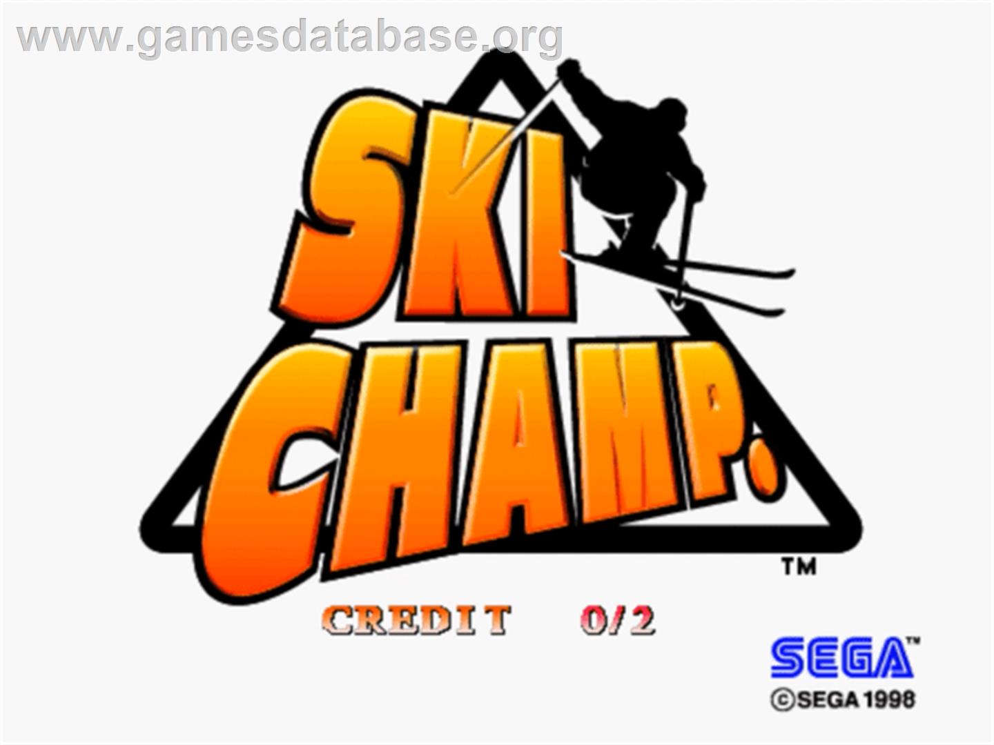 Ski Champ - Sega Model 3 - Artwork - Title Screen