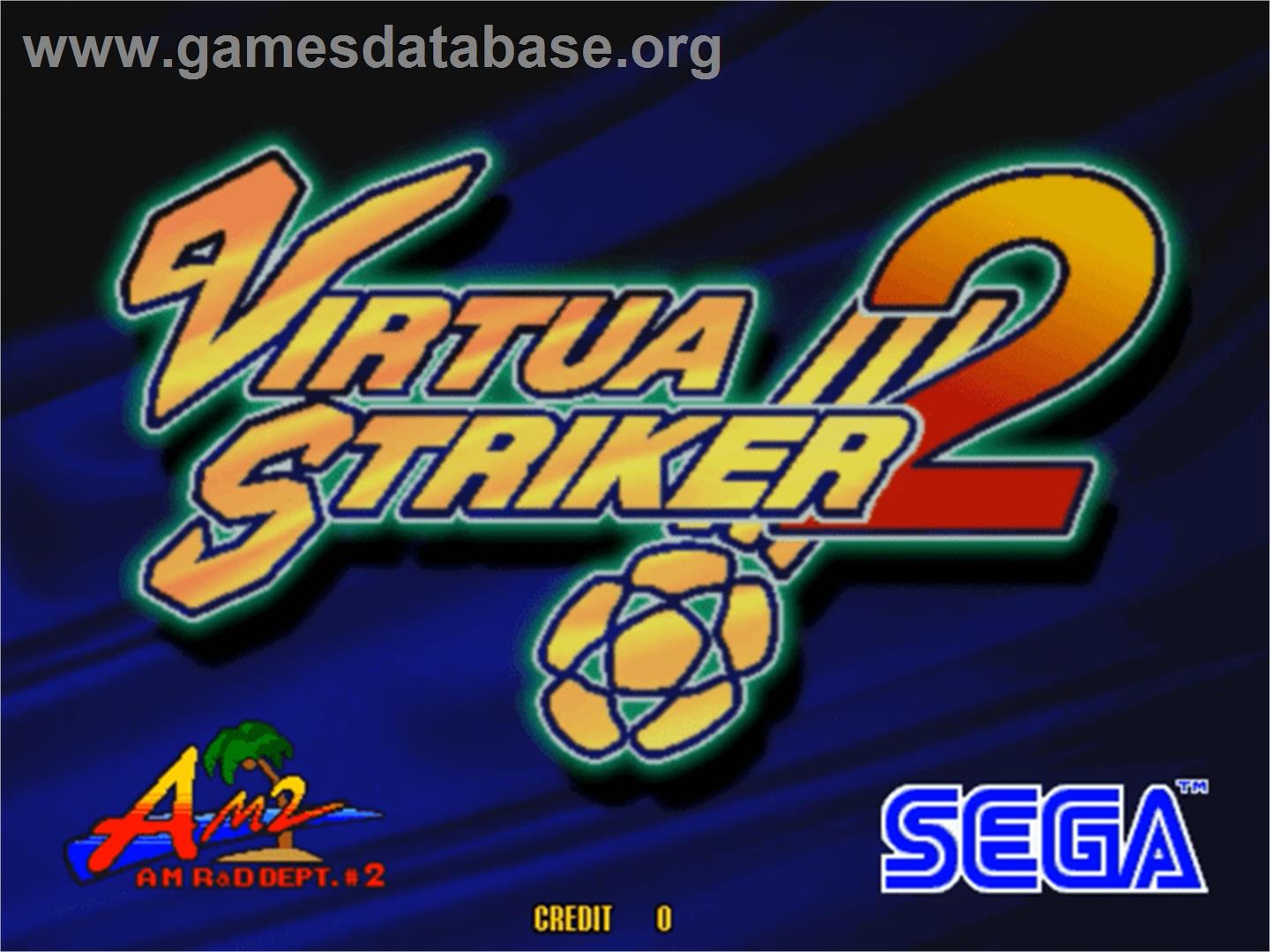 Virtua Striker 2 - Sega Model 3 - Artwork - Title Screen