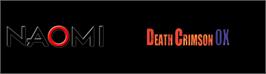 Arcade Cabinet Marquee for Death Crimson Ox.