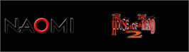 Arcade Cabinet Marquee for House Of The Dead 2.