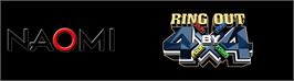 Arcade Cabinet Marquee for Ring Out 4x4.