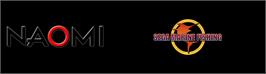 Arcade Cabinet Marquee for Sega Marine Fishing.