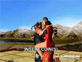 In game image of Dead Or Alive 2 Millennium on the Sega Naomi.