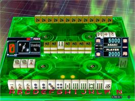 In game image of Dengen Tenshi Taisen Mahjong Shangri-la on the Sega Naomi.