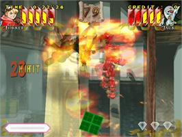 In game image of Power Stone on the Sega Naomi.