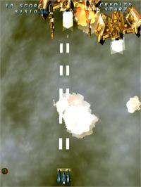 In game image of Shooting Love 2007 on the Sega Naomi.