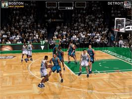 In game image of Virtua Nba on the Sega Naomi.