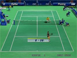 In game image of Virtua Tennis 2 / Power Smash 2 on the Sega Naomi.