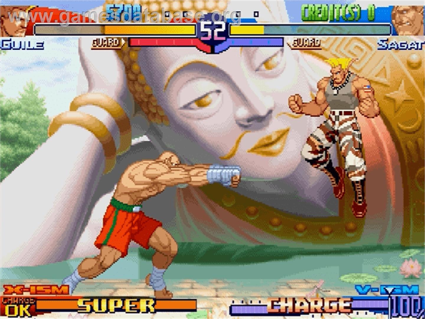 Street Fighter Zero 3 Upper - Sega Naomi - Artwork - In Game