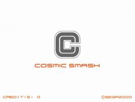 Title screen of Cosmic Smash on the Sega Naomi.