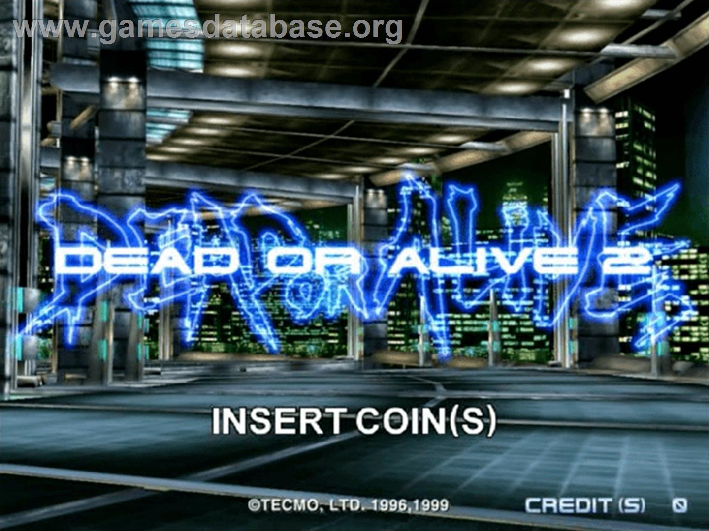 Dead or Alive 2: Millennium - Sega Naomi - Artwork - Title Screen