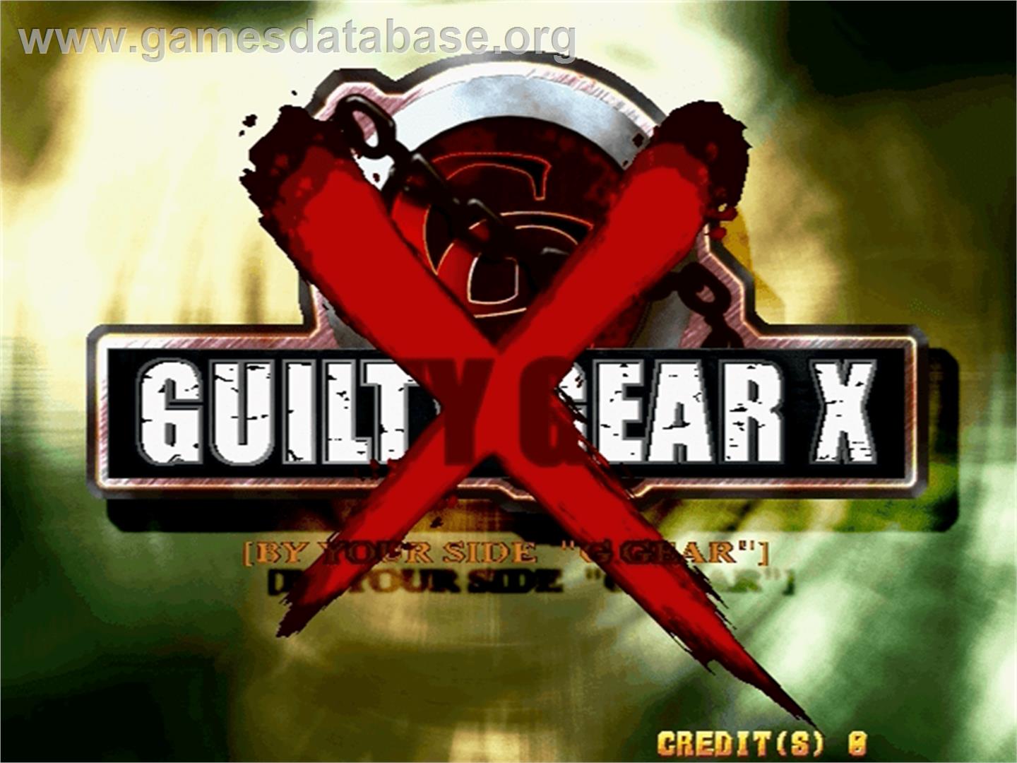 Guilty Gear XX - Sega Naomi - Artwork - Title Screen