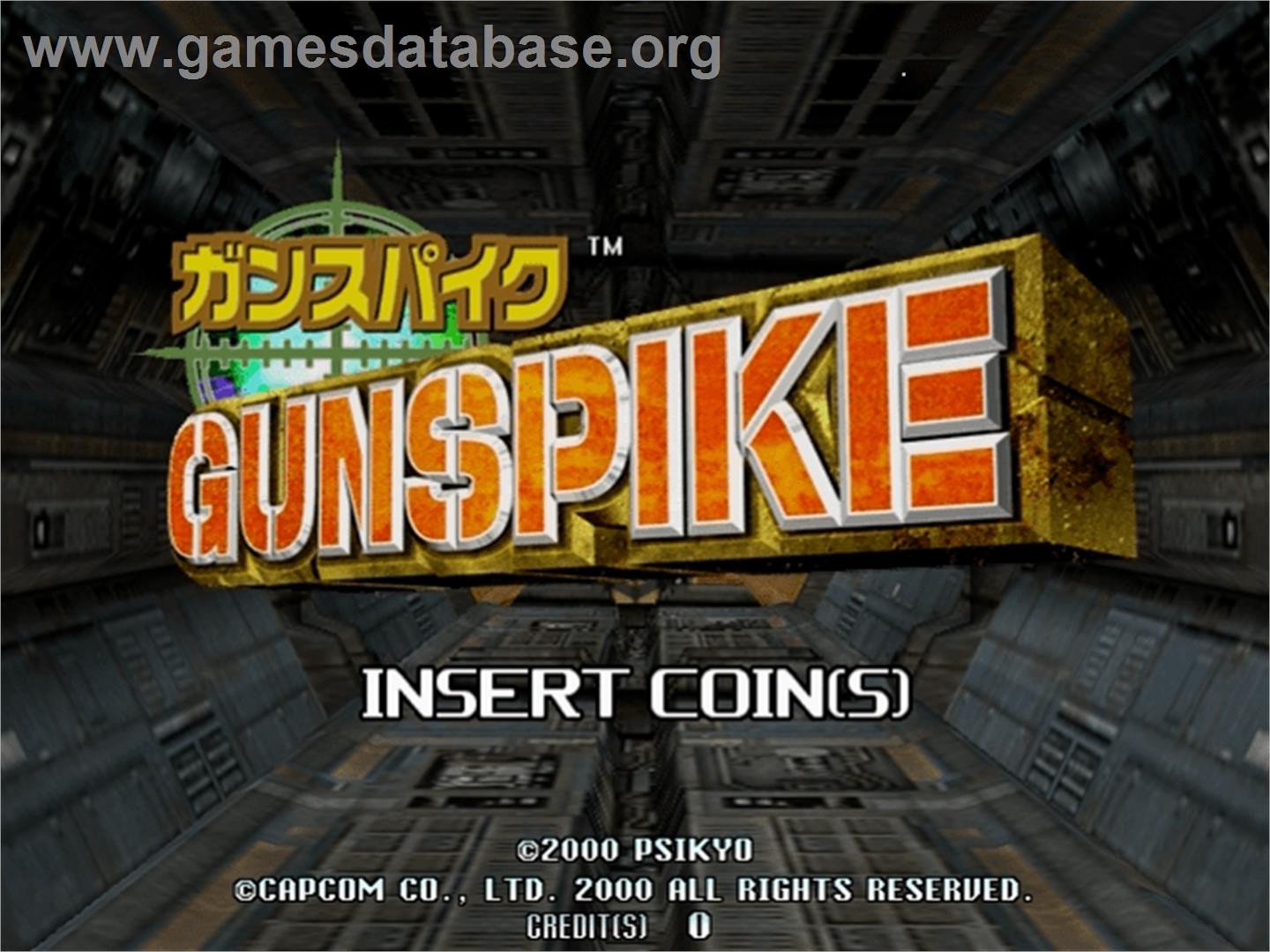Gun Spike - Sega Naomi - Artwork - Title Screen