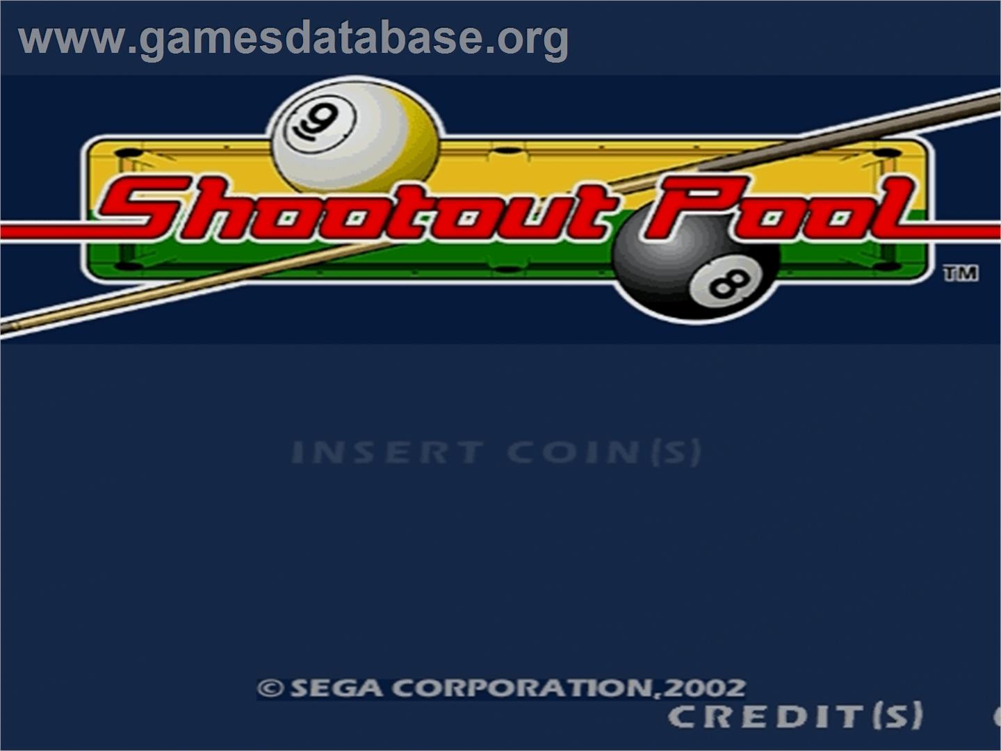 Shootout Pool - Sega Naomi - Artwork - Title Screen
