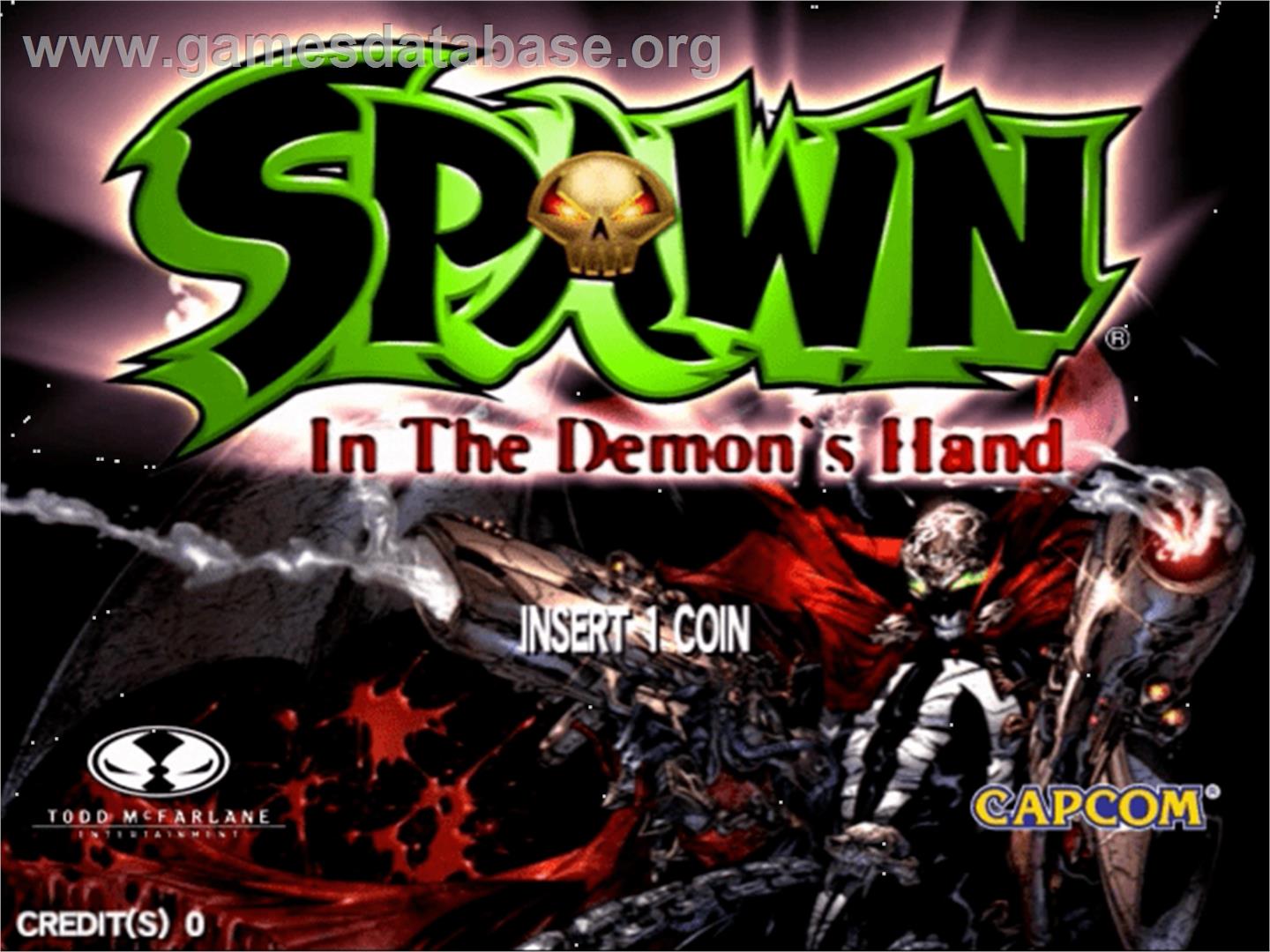 Spawn - In The Demon's Hand - Sega Naomi - Artwork - Title Screen