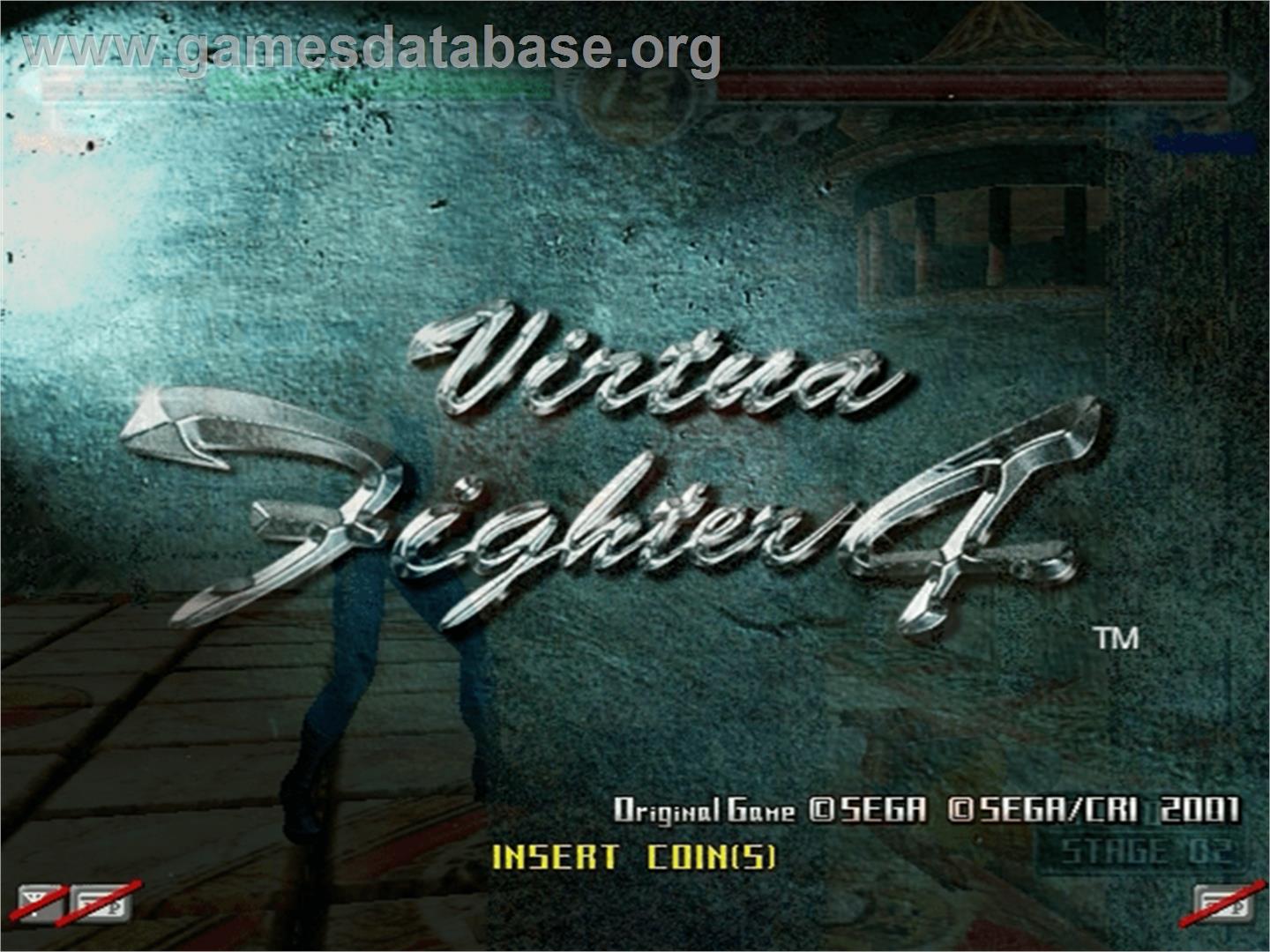 Virtua Fighter 4 - Sega Naomi - Artwork - Title Screen