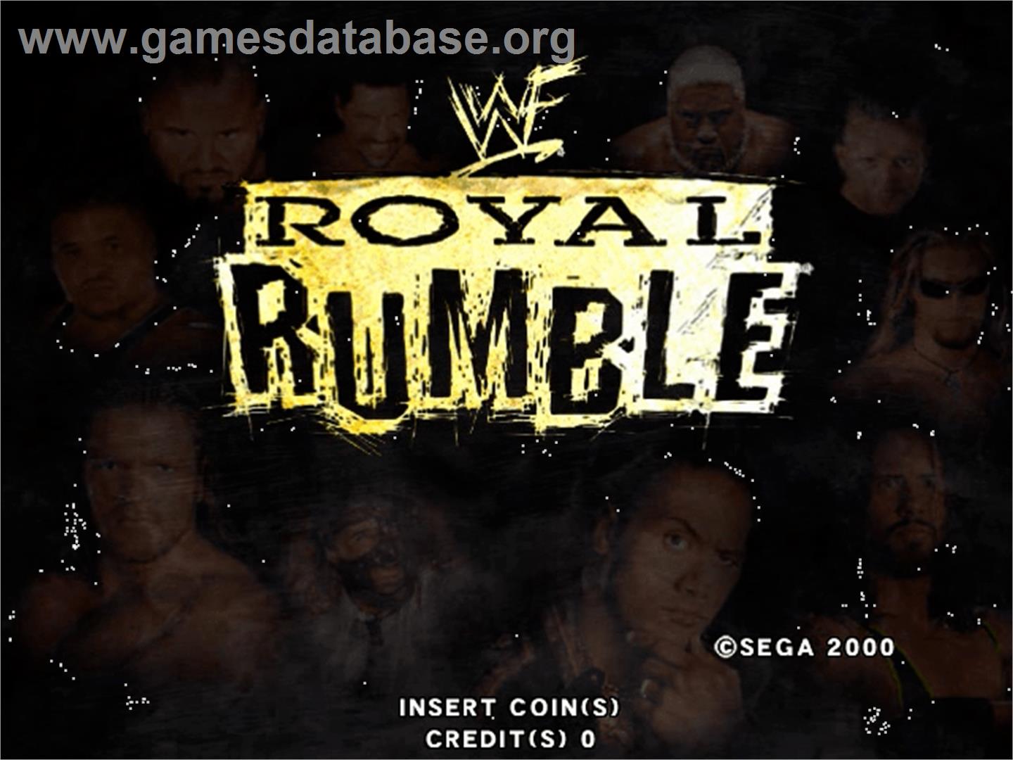 WWF Royal Rumble - Sega Naomi - Artwork - Title Screen
