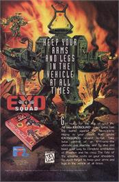 Advert for Exo Squad on the Sega Nomad.