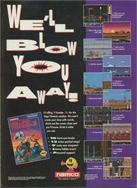 Advert for Rolling Thunder 3 on the Sega Genesis.