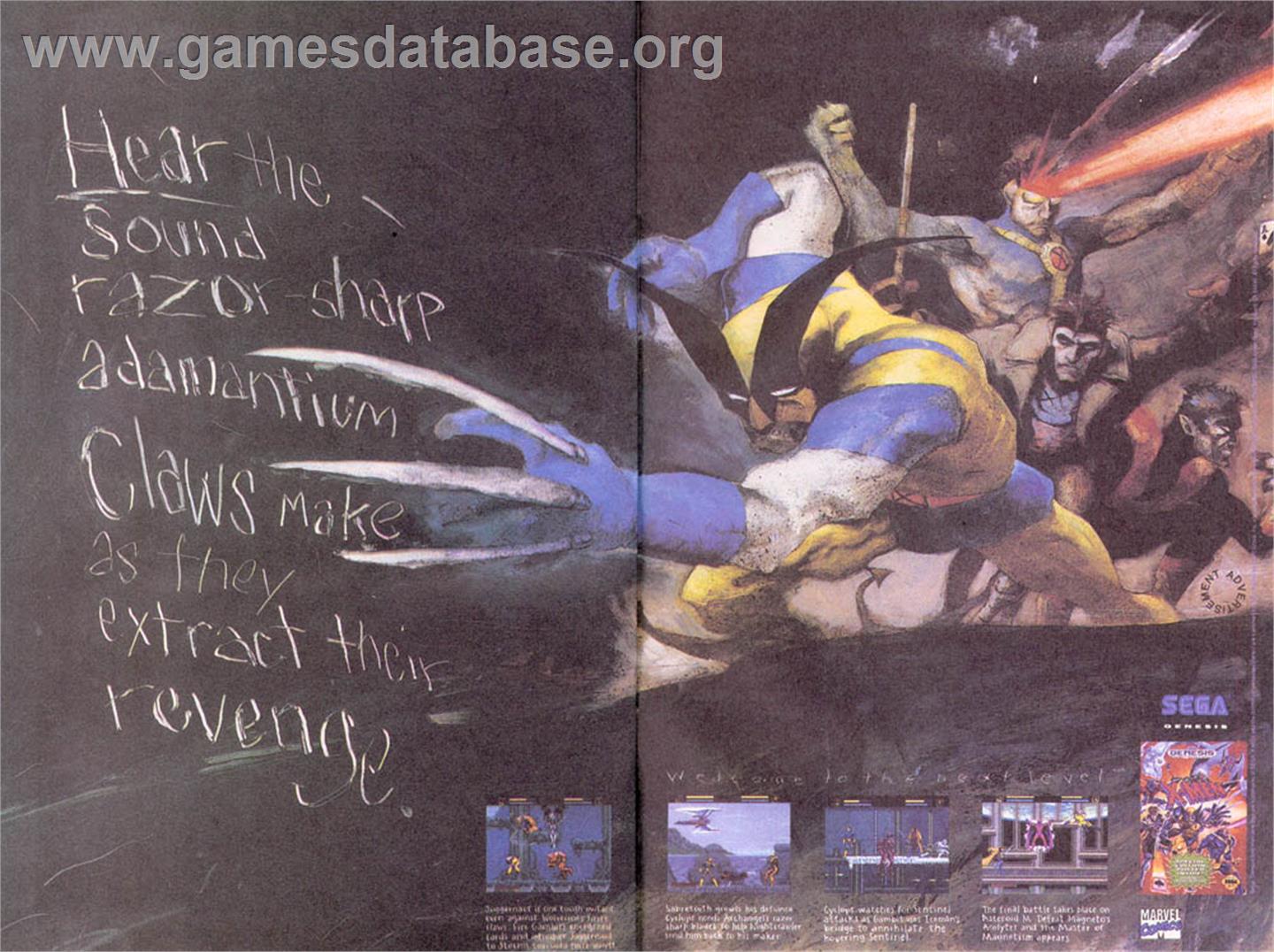 X-men - Sega 32X - Artwork - Advert