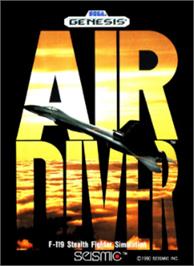 Box cover for Air Diver on the Sega Nomad.