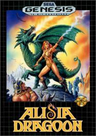 Box cover for Alisia Dragoon on the Sega Nomad.