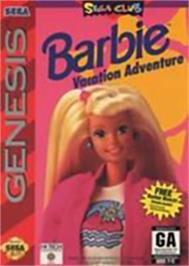 Box cover for Barbie Vacation Adventure on the Sega Nomad.