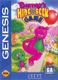 Box cover for Barney's Hide and Seek Game on the Sega Nomad.