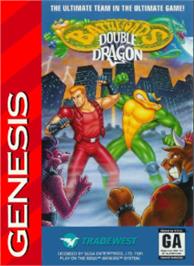 Box cover for Battletoads And Double Dragon on the Sega Nomad.