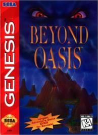 Box cover for Beyond Oasis on the Sega Nomad.