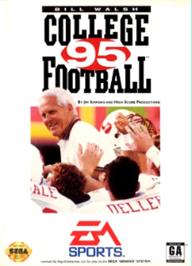 Box cover for Bill Walsh College Football 95 on the Sega Nomad.