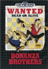 Box cover for Bonanza Bros. on the Sega Nomad.