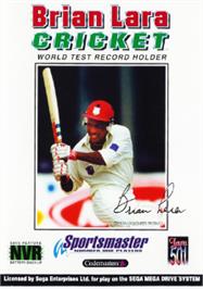 Box cover for Brian Lara Cricket on the Sega Nomad.