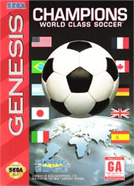 Box cover for Champions World Class Soccer on the Sega Nomad.