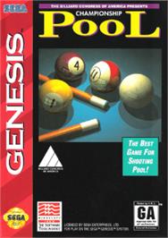 Box cover for Championship Pool on the Sega Nomad.