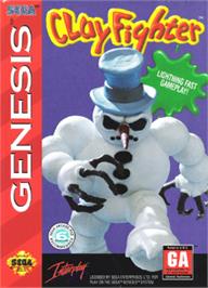 Box cover for Clayfighter on the Sega Nomad.