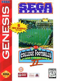 Box cover for College Football's National Championship 2 on the Sega Nomad.