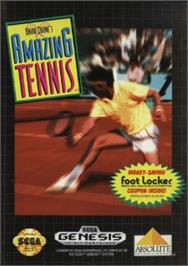 Box cover for David Crane's Amazing Tennis on the Sega Nomad.