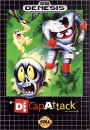 Box cover for Decap Attack on the Sega Nomad.