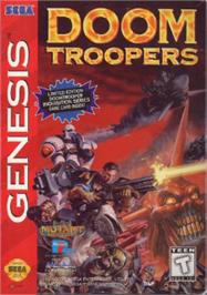 Box cover for Doom Troopers on the Sega Nomad.