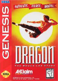 Box cover for Dragon - The Bruce Lee Story on the Sega Nomad.