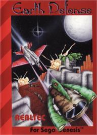 Box cover for Earth Defense on the Sega Nomad.