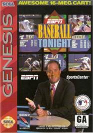 Box cover for Espn Baseball Tonight on the Sega Nomad.