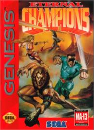 Box cover for Eternal Champions on the Sega Nomad.