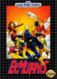 Box cover for Ex-Mutants on the Sega Nomad.