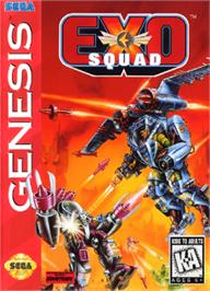 Box cover for Exo Squad on the Sega Nomad.