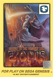 Box cover for Exodus: Journey to the Promised Land on the Sega Nomad.